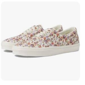 Vans Women's Size 9 Era Shoes Skate NWT Floral Pattern Purple Lavender